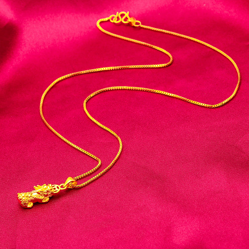 Women's Vietnam Placer Gold Coin Style Jewellery Jewelry Set